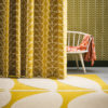 villamatto matto sisustus keltainen retro moderni Sisustusstudio Vitriini