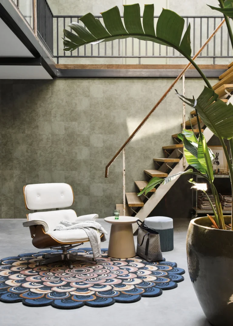 Ted Barker - kukkamatto, laadukas käsinkudottu villamatto.