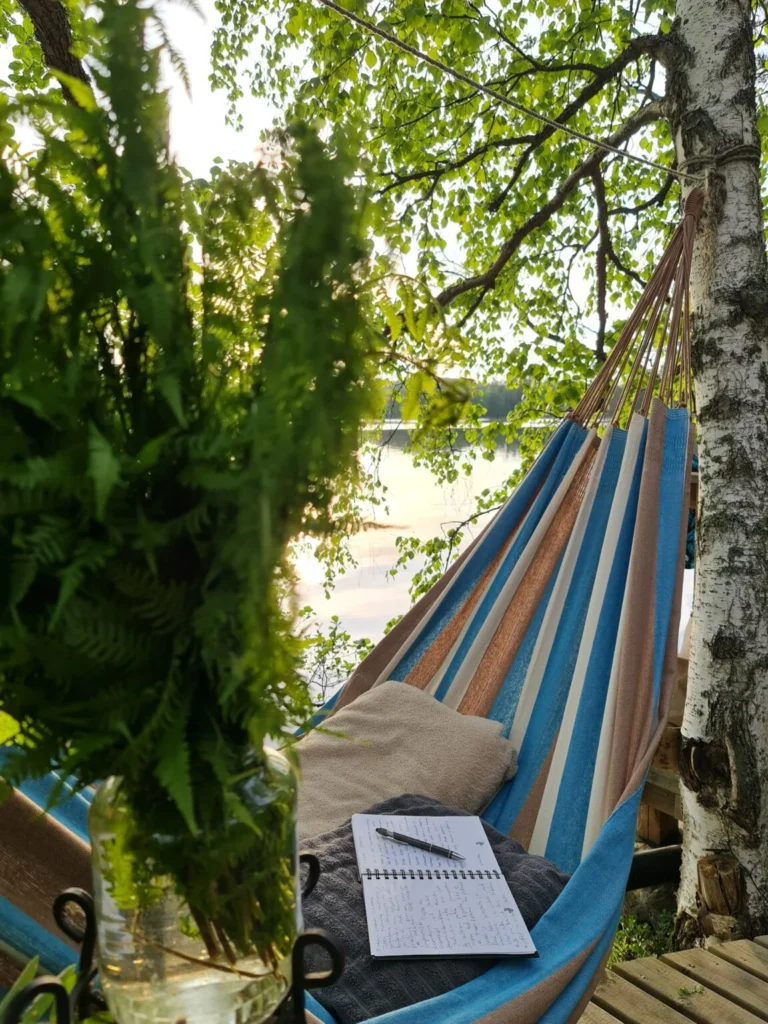 Suuri ja kestävä puuvillainen riippumatto – mukava ja laadukas valintaa.