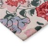 Laura Ashley Wendling Floral Poppy -kukkamatto, laadukas käsinkudottu villamatto eloisilla unikkokuvioilla.