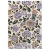 Laura Ashley Wendling Floral Heather -kukkamatto, laadukas käsinkudottu villamatto eloisilla unikkokuvioilla.