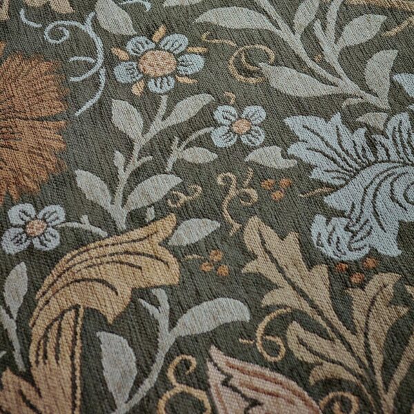 William Morris Compton -matto, klassinen kuviollinen kudottu villamatto