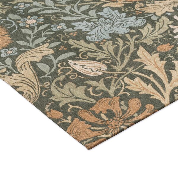 William Morris Compton -matto, klassinen kuviollinen kudottu villamatto