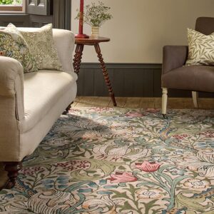Olohuoneen matto – William Morris- Golden Lily