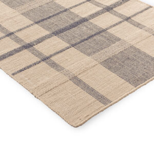 Käytävämatto Zona Denim Check – vastuullinen PET-matto sisä- ja ulkotiloihin