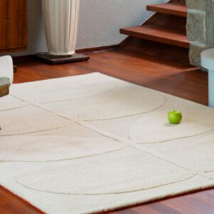 Solid Stem Ecru – Orla Kiely käsintuftattu villamatto