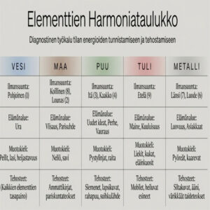 4 Viiden elementin tehosteet – Fengshui sisustuksen tukena