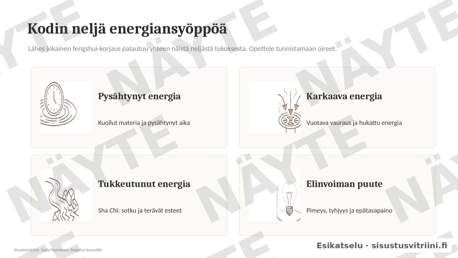Fengshui ja kodin energia – tunnista ja avaa tukokset - Image 3