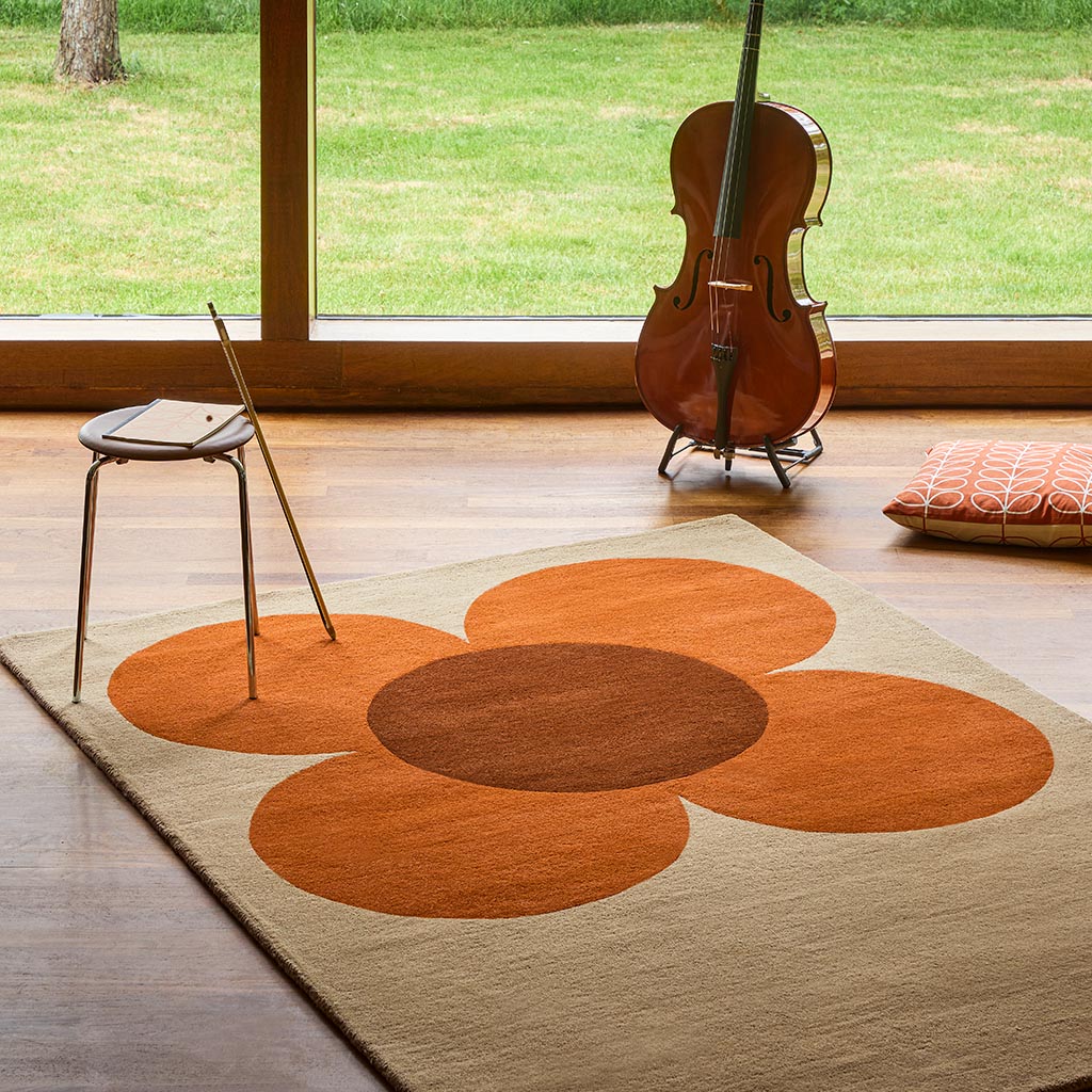 Villamatto Flower Placement – Orla Kiely -villamatto moderniin kotiin - Image 2